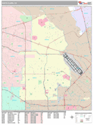 Santa Clara Digital Map Premium Style